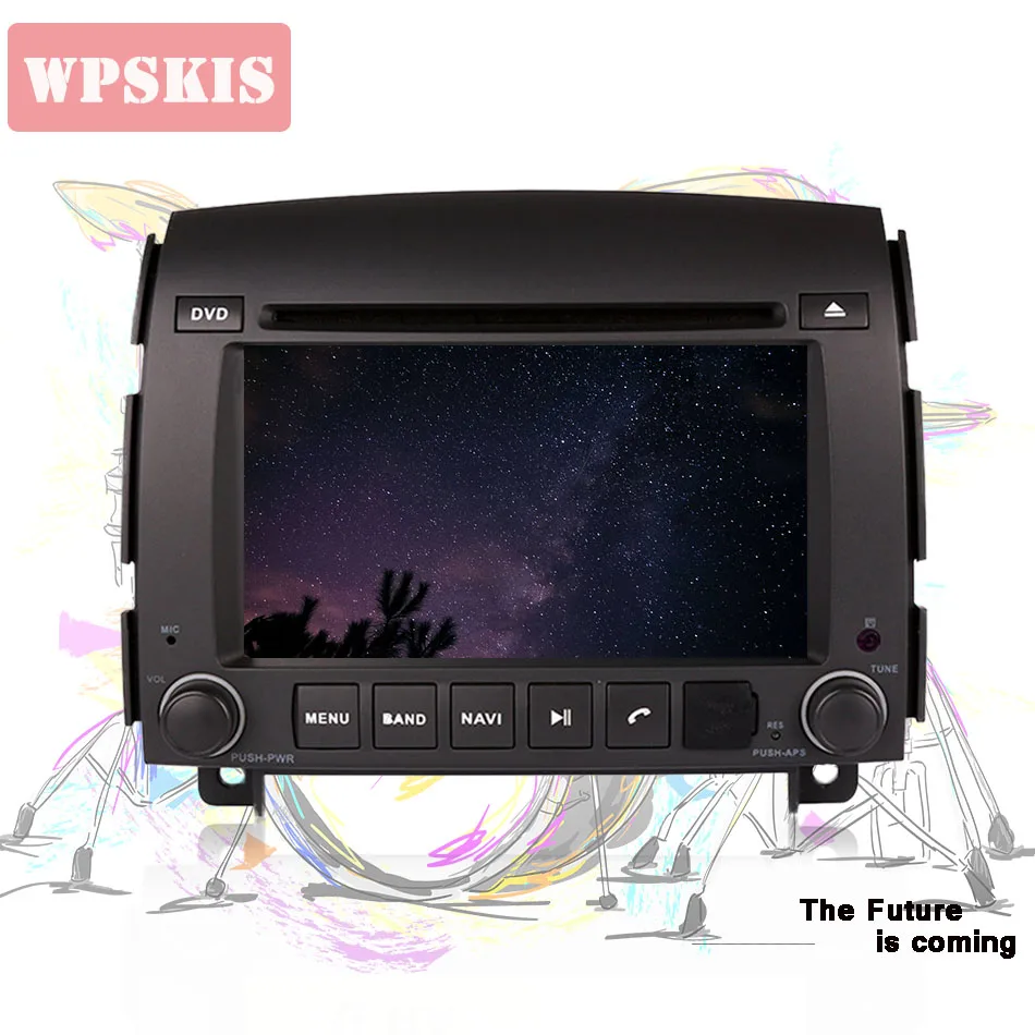 2Din автомобильный GPS dvd плеер Android 9 0 для Hyundai sonata NF 2004 2005 2006 2007 2008 Радио RDS 4 + 64 Гб BT