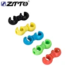 10 шт. ZTTO MTB горный велосипед Raod Запчасти для велосипеда тормоз кабель для переключения корпус вращающиеся S-образные крючки C-образные зажимы кабель-крест