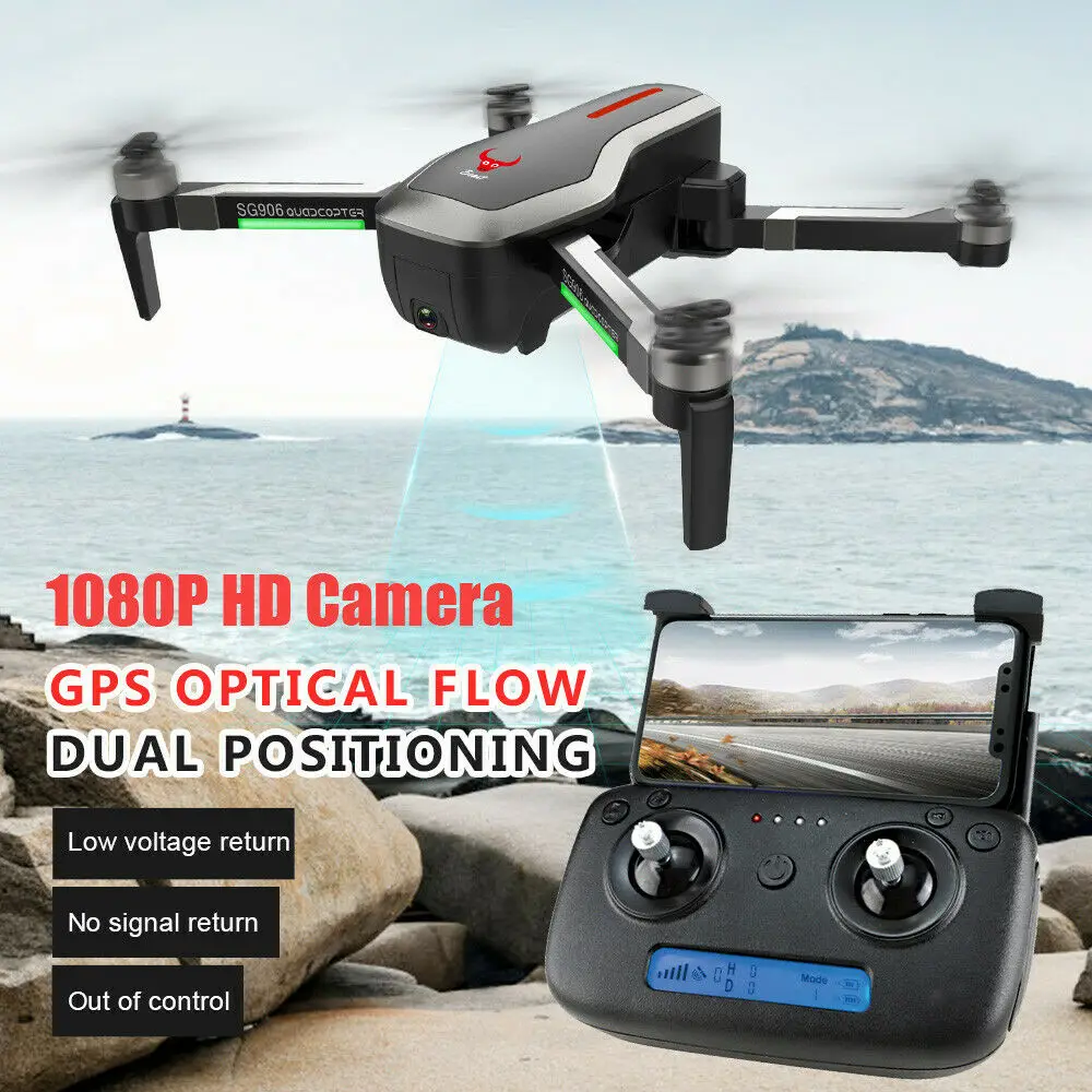 SG906 gps 5 г Wi Fi FPV системы 4 к бесщеточный Дроны для селфи с камера бесщеточный складной HD RC Drone Quadcopter