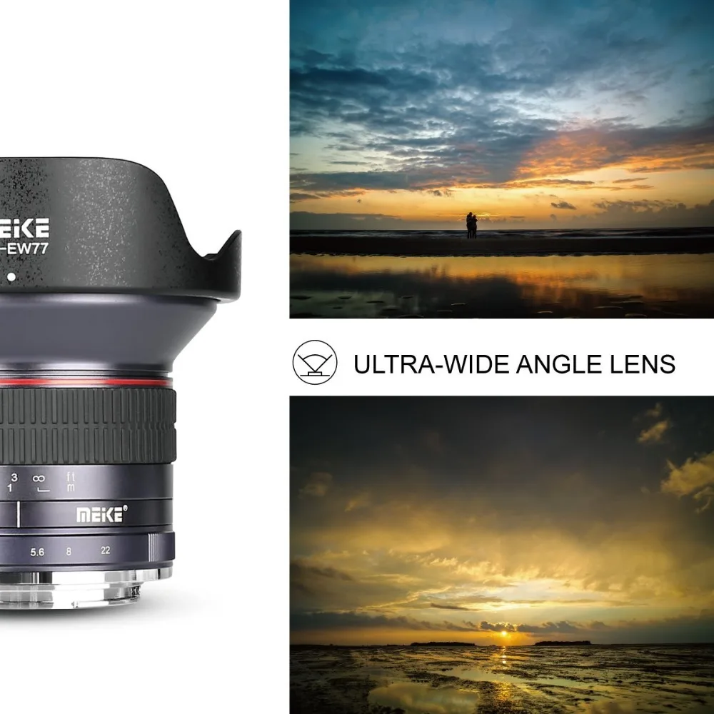 Meike 12 мм F2.8 Экстра широкоугольный ручной объектив Foucs для Sony E Mount APS C беззеркальных