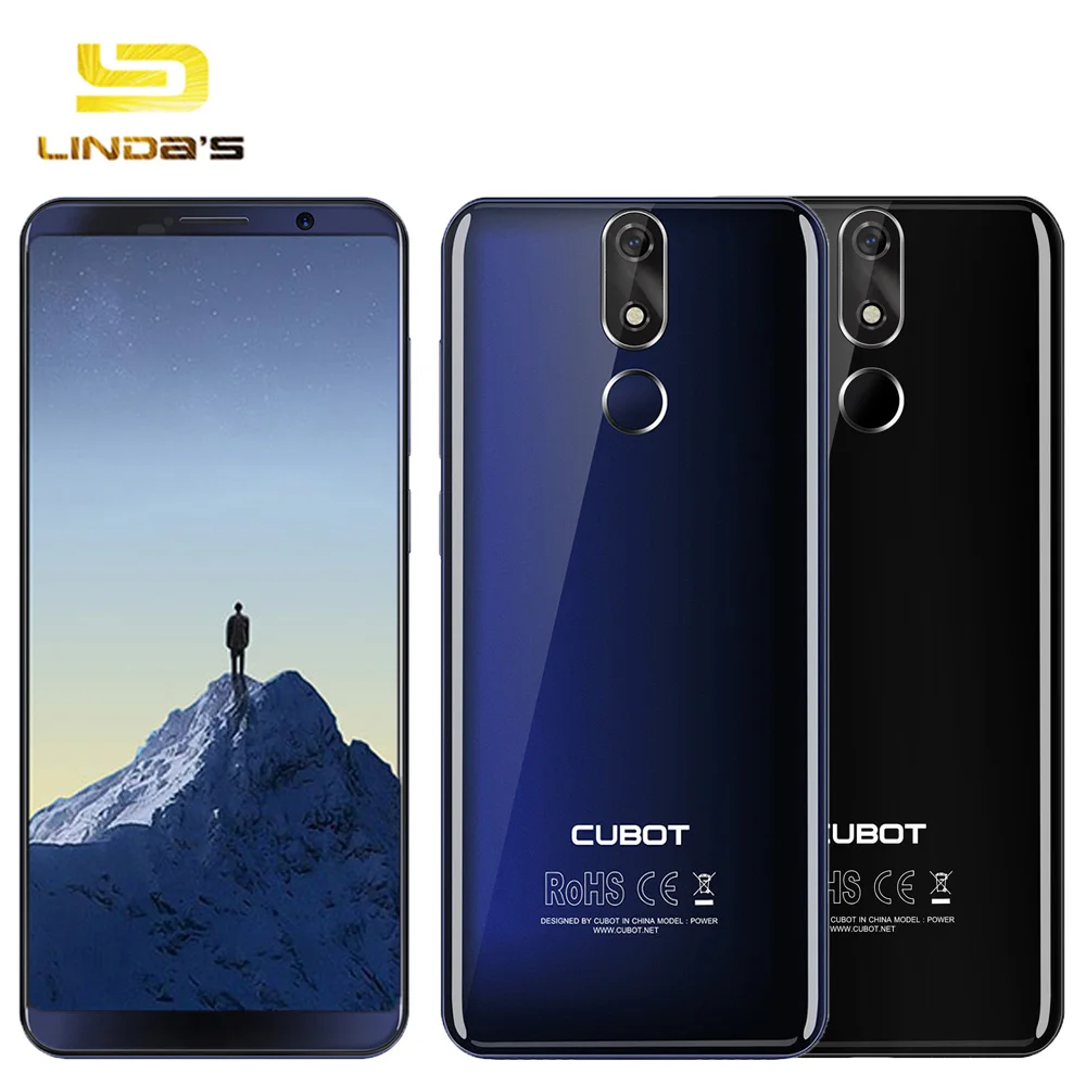 CUBOT мощность мобильного телефона 18:9 FHD 5 99 дюймов смартфон 4G Android 8 1 6000 мАч MTK6763T