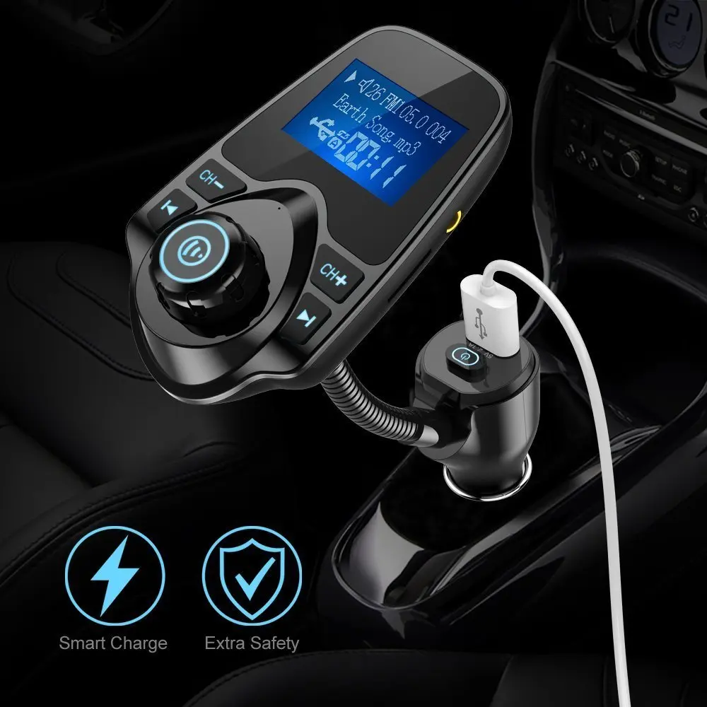 Зебра автомобиль MP3 аудио плеер Bluetooth fm-передатчик Беспроводной fm-модулятор
