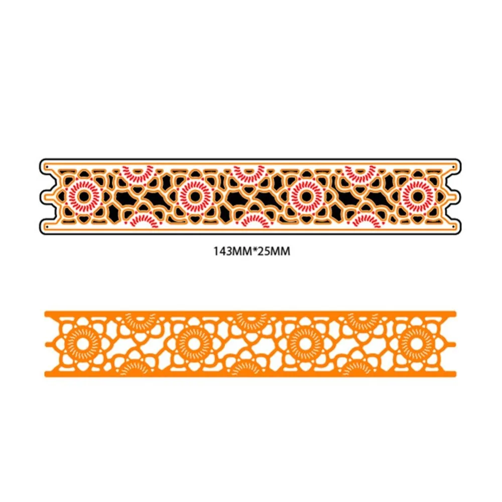 Кружева границы металла резки штампы декоративные тиснение бумажные карты