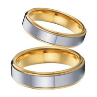 classic anniversary wedding band couple rings men gold color allainces promise engagement jewelry rings for women