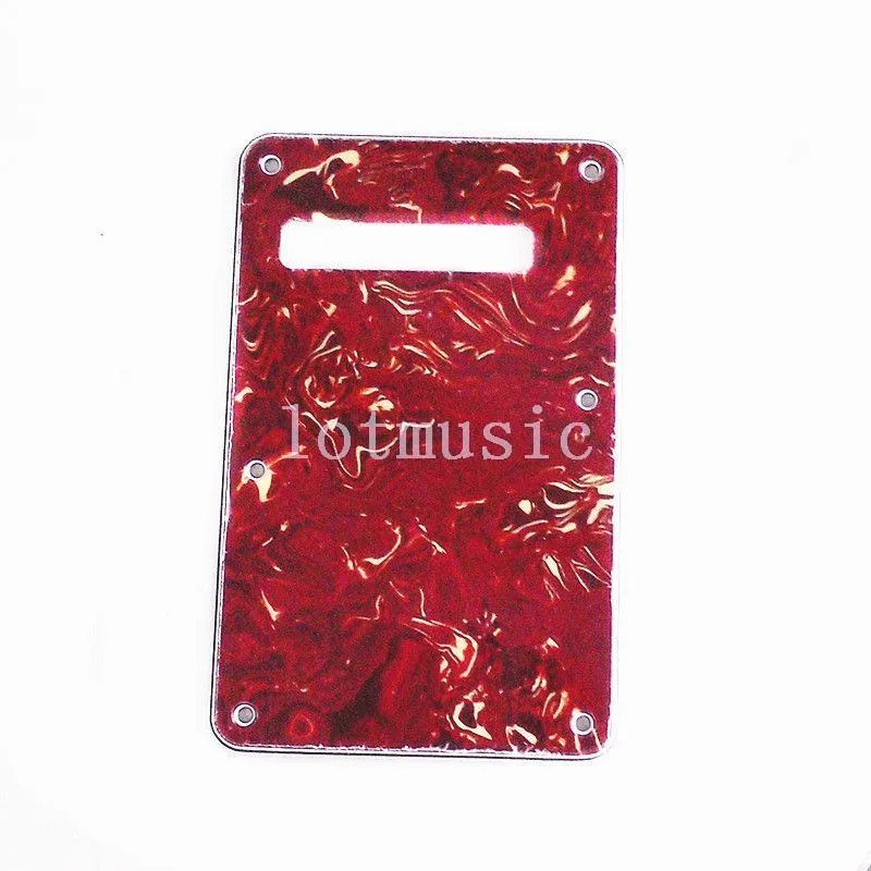 

8*3ply Back plate Guitar Trem Cover Tremolo Cavity Cover For Fender Stratocaster Replacement Red