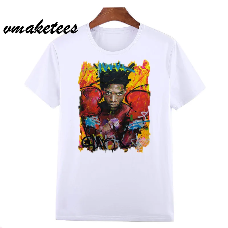 Унисекс джинсы Michel Basquiat Harajuku Забавные футболки для мужчин и женщин Летняя одежда