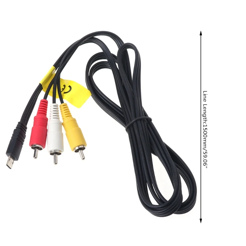 AV кабель VMC-15MR2 RCA терминал шнур для Sony Handycam видеокамеры цифровой камеры |