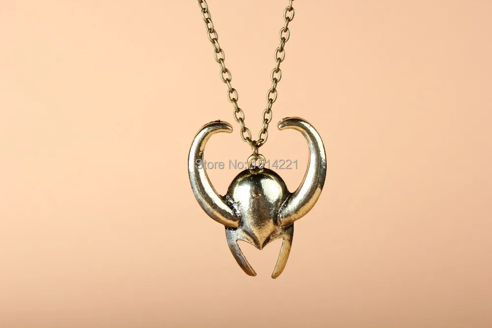 The Popular Movie necklace Avengers Thor Mask Pendant Necklace | Украшения и аксессуары