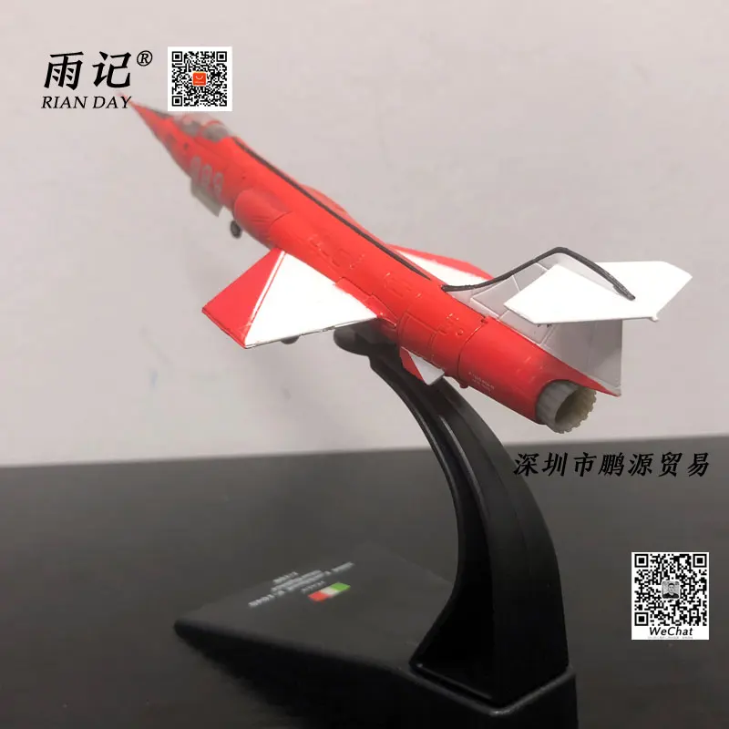 Амер 1/100 весы Италия 2004 Lockheed F-104S Звездные войны истребитель литье металла военный