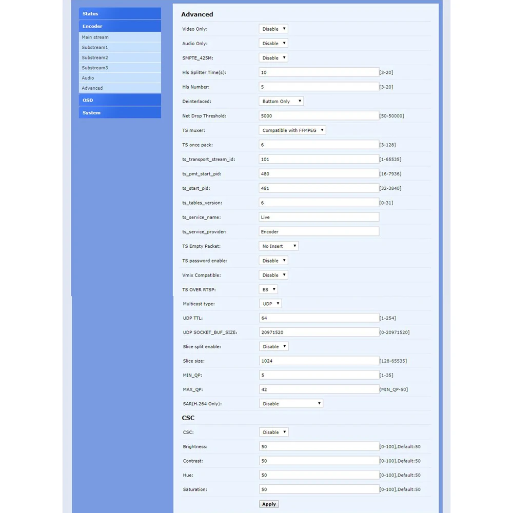 ISEEVY H.265 Портативный WiFi SDI видео энкодер для IPTV прямой трансляции RTMP RTMPS RTSP UDP RTP SRT HTTP