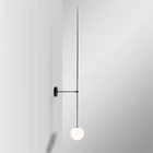 Настенная лампа в стиле постмодерн, светодиодное бра со стеклянными шарами в скандинавском стиле, светильник для кухни, ванной, прикроватного зеркала, украшение в стиле лофт