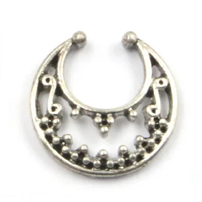 30 шт. пряди для наращивания на кольца в нос искусственная пирсинг indiano покрытые