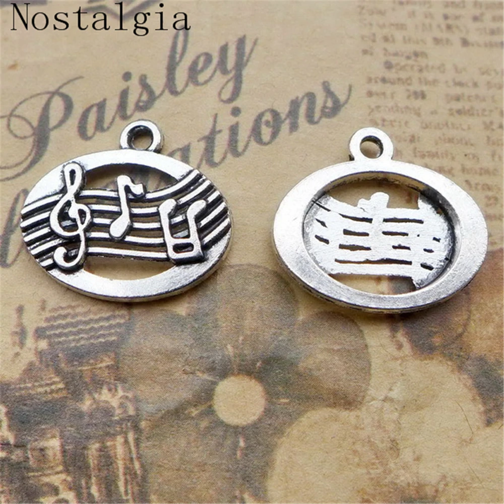 Модные подвески с музыкальными нотами 20 шт. Подвески для изготовления ювелирных