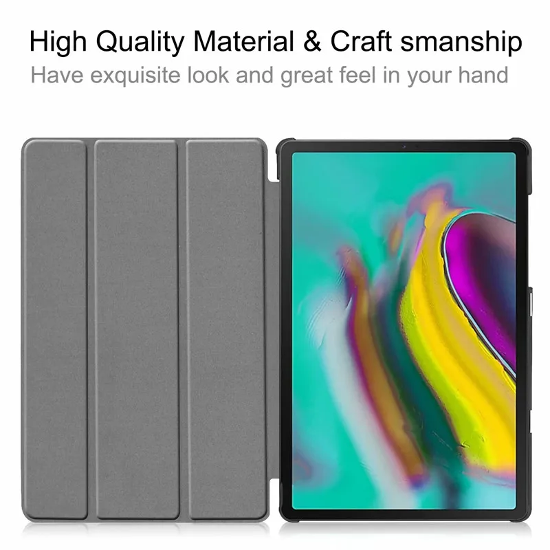 Модный Магнитный кожаный чехол-книжка для Samsung Galaxy Tab S5E 10 5 2019 SM-T720 T725 Ультратонкий
