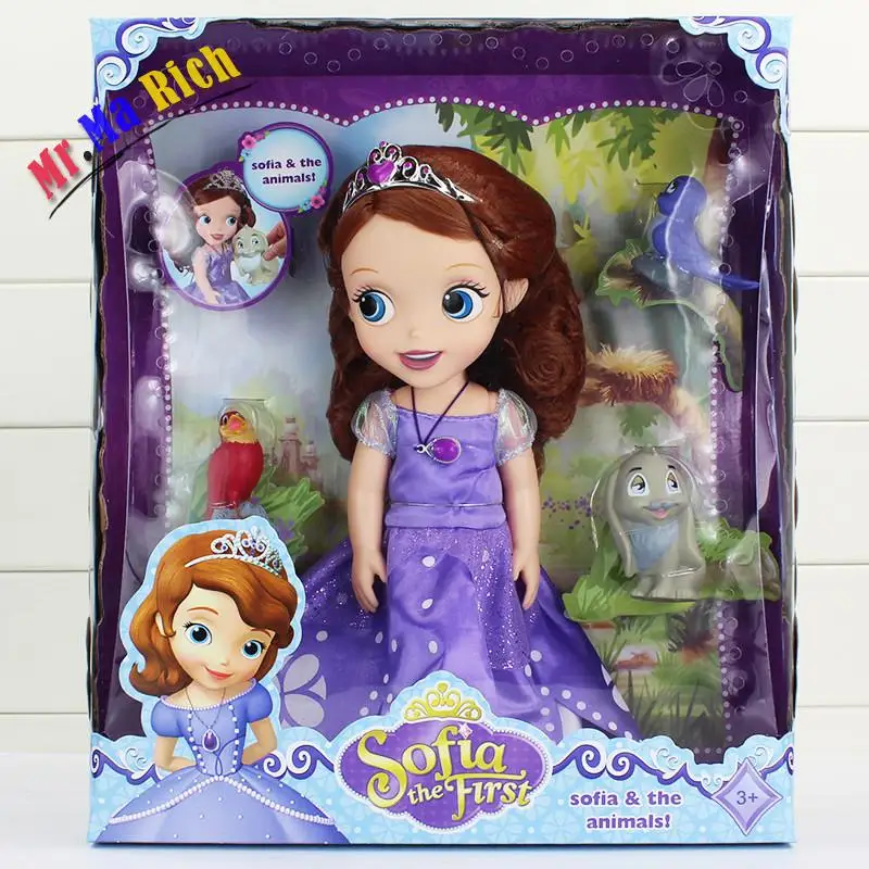 30cm Sofia The First Soifa &ampamp Animals Clover Rabbit Mia Robin Princess Bobbi Vinyl Toy Gift For Christmas | Игрушки и хобби