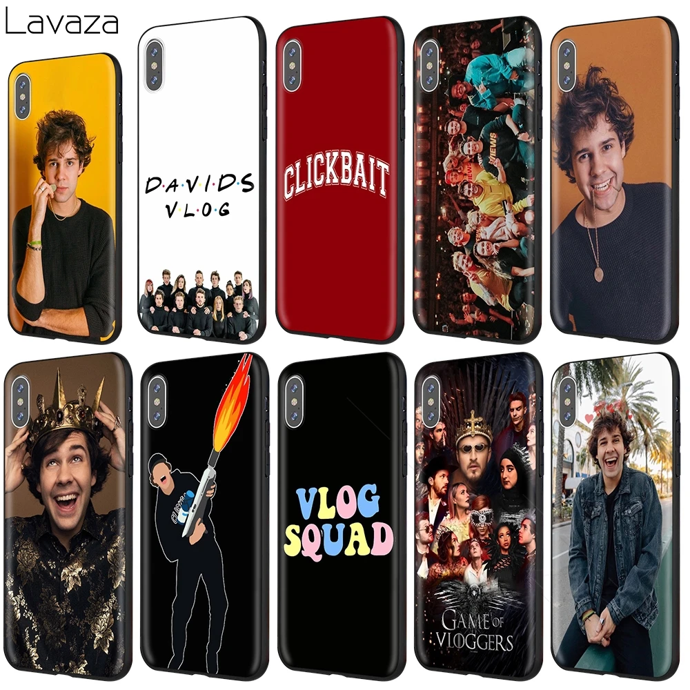 Чехол Lavaza Vlog Squad Давид добрик для iPhone 11 Pro XS Max XR X 8 7 6 6S Plus 5 5S se