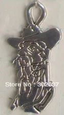 

FREE SHIPPING 50PCS Tibetan silver old man charms A15689