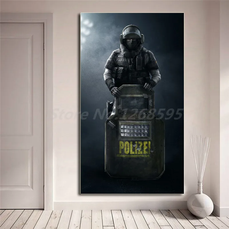 Настенный постер Rainbow Six осада Blitz HD холст с рисунком декоративная картина для
