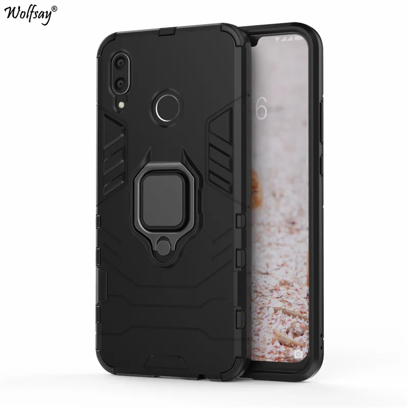 Чехол Wolfsay для Huawei Nova 3 автомобильный держатель бронированные Чехлы жесткий и