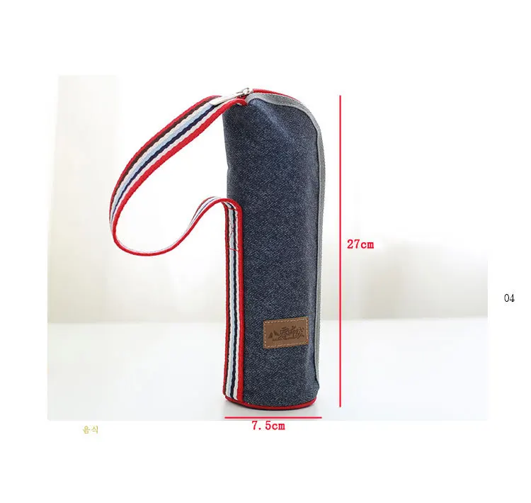 Сумка холодильник джинсовая теплоизоляционная сумка свежая еда молоко фрукты