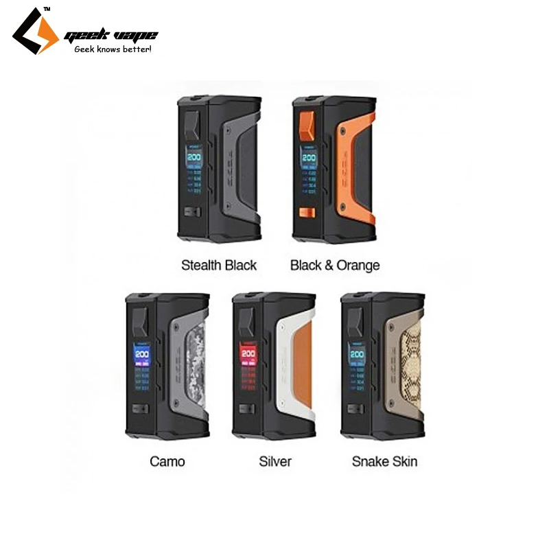 Оригинальный мод Geekvape Aegis Legend 200 Вт TC бокс вейп с поддержкой Aero Mesh бак sub ohm для