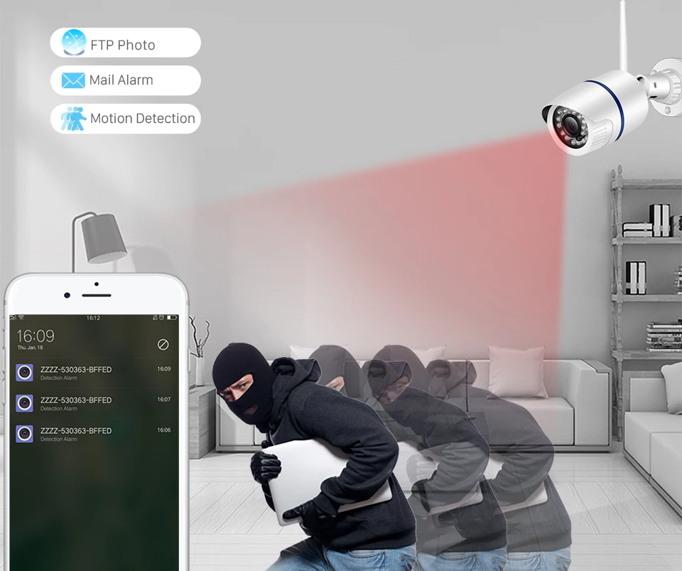 HD 1080P ip-камера наружная WiFi домашняя камера безопасности 720P 960P беспроводная камера видеонаблюдения Wi Fi пуля водонепроницаемая IP Onvif Camara Cam