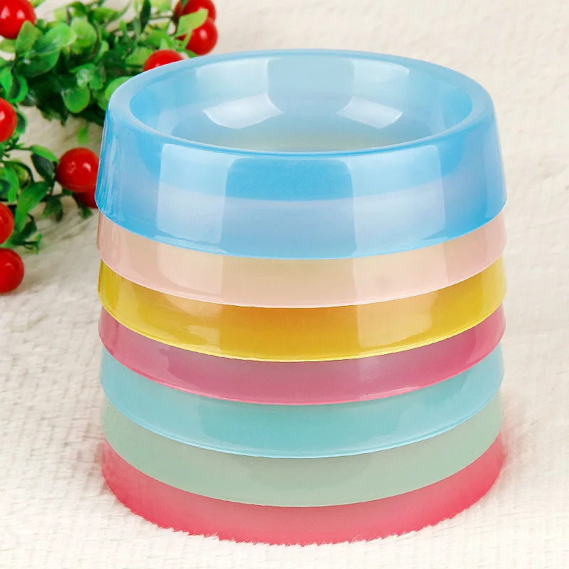 Dog Cat Food Drink Water Bowl Standard Pet food bowl Portable PlasticTravel Feeding Durable Dish Feeder | Дом и сад