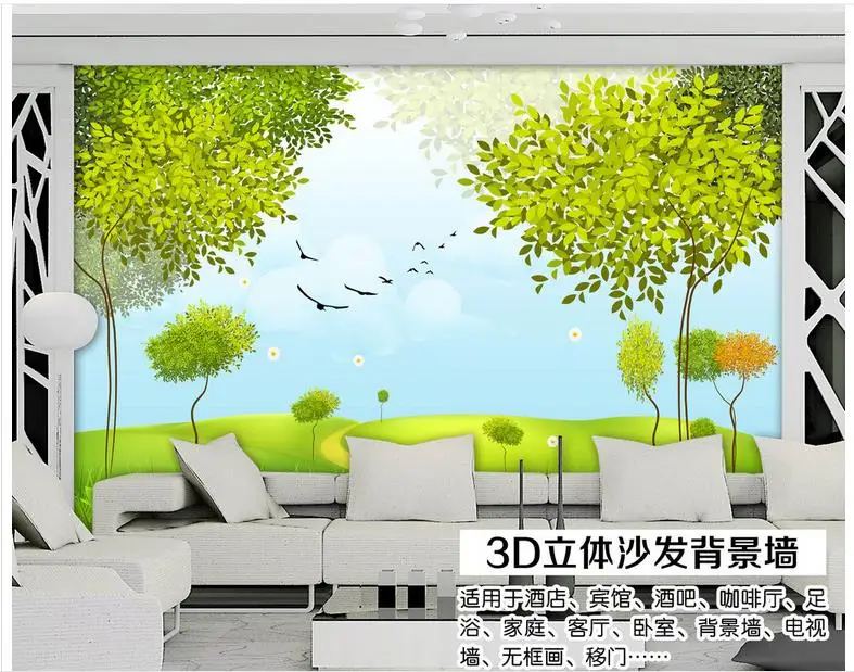 3D обои на заказ 3d Настенные модные для телевизора настенная тема абстрактные