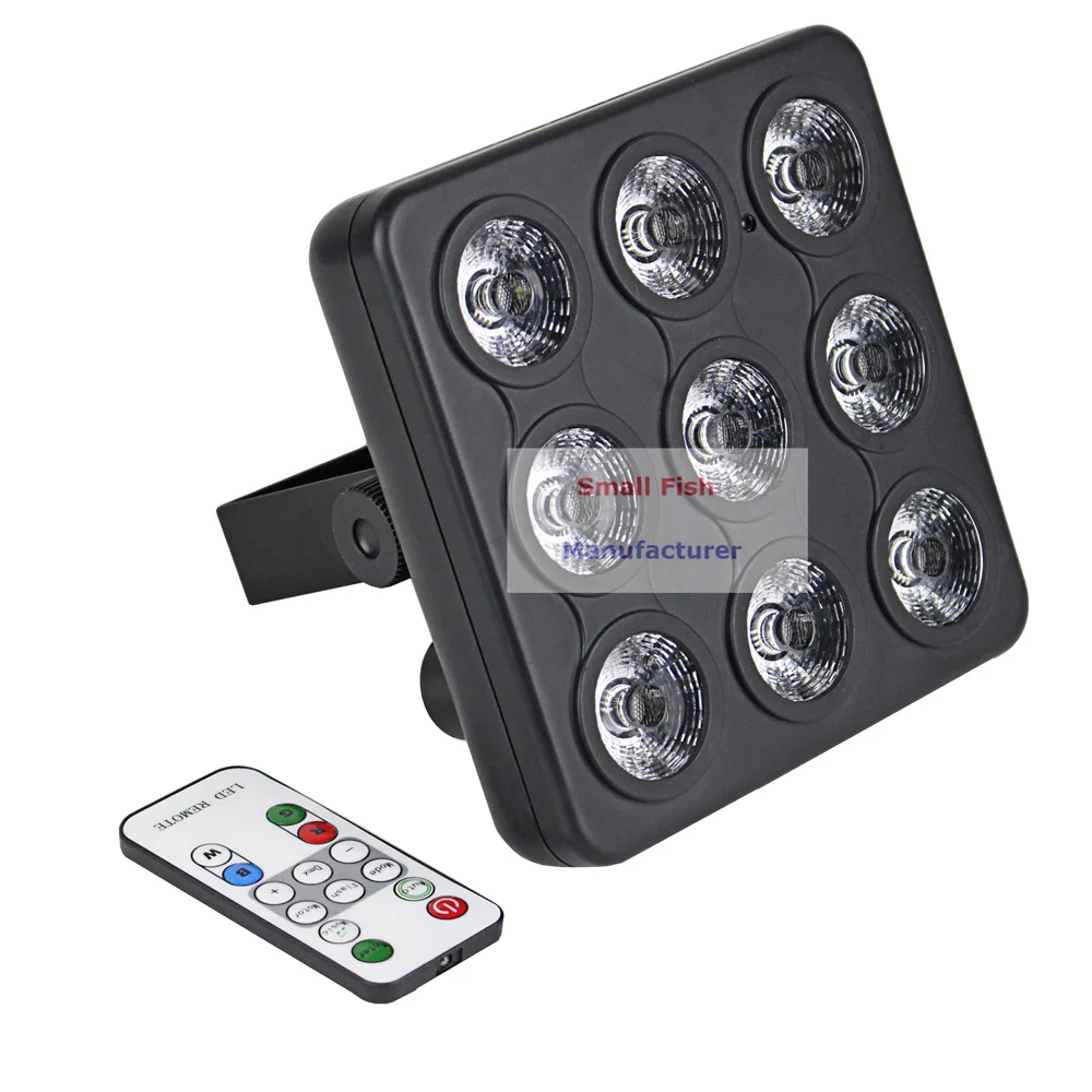 4 шт./лот DMX/IR пульт дистанционного управления LED шоу панель 9X4W RGBW 4IN1 роскошный DMX 8