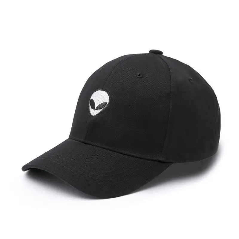 Новая мода инопланетяне Snapback Кепка Outstar блюдце пространство E.T НЛО Кепка черная тканевая Кепка-бейсболка хип хоп шляпа папа шляпа для мужчин и женщин - Цвет: black