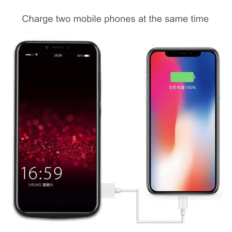Extpower чехол для аккумулятора Xiaomi 8 6000 мАч внешний смарт аккумулятор 9 зарядного