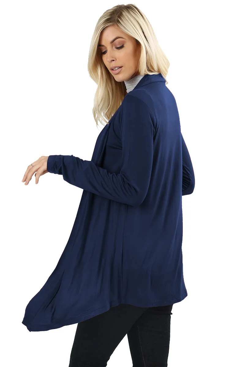 Early Autumn Long Sleeve Slim Women Coat Simple Female Casual Solid Color Streetwear Fashion All-Match Ladies WS9382Z | Женская одежда