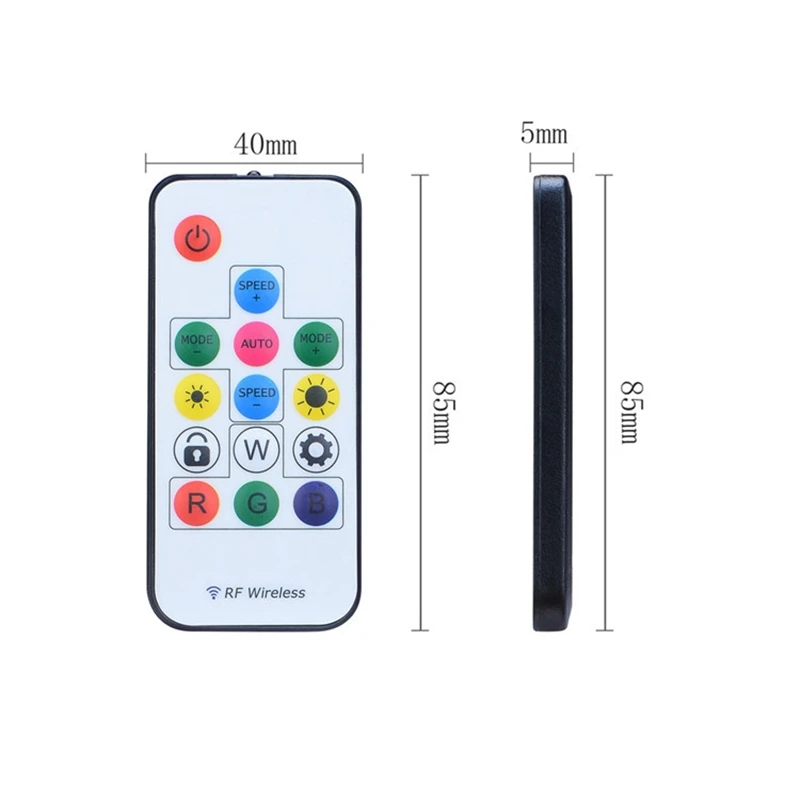 DC5V 24V LED Dream Color Controller 14 Key RF Remote 358 эффекты изменения для Светодиодный Ной ленты WS2811