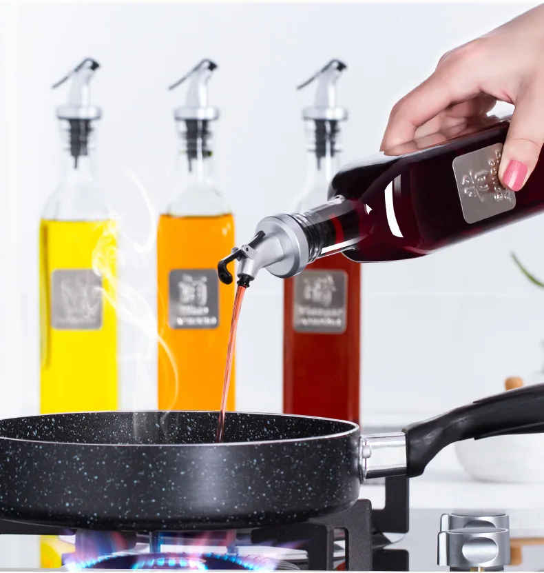 Кухонные принадлежности стеклянный чайник для масла 500 мл Герметичная Бутылка