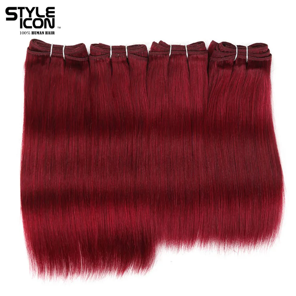 Styleicon бразильские прямые волосы Yaki 4 пучка предложение 190 г 1 упаковка