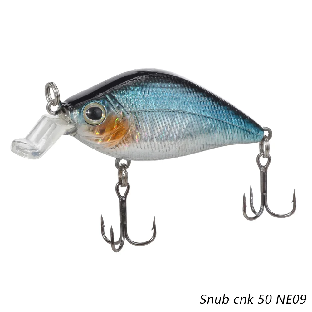 Makebass Crankbait рыболовные приманки бас искусственный воблер, твердая приманка дайвинг с неглубоким погружением рыболовные снасти форель Окунь и т. д. 2 дюйма/0,3 унций - Цвет: Snub cnk 50 NE09