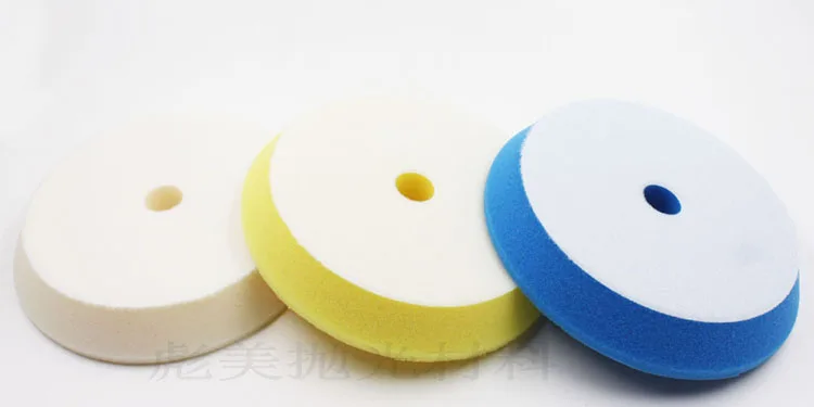 5'(130-150 мм) немецкий материал Rupess стиль solf полировка и полирующая Пена pad(compounding Резка/полировка/отделка - Цвет: Бесцветный