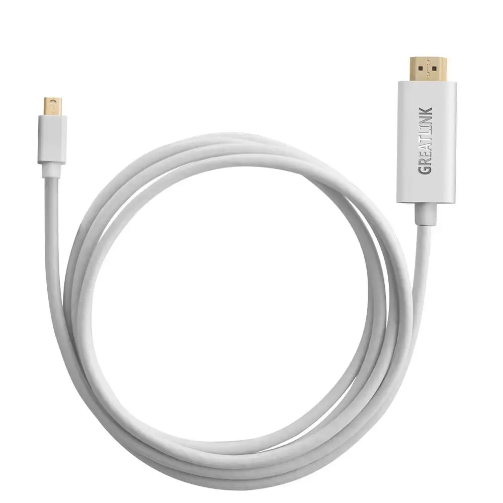 Thunderbolt 3 Mini display port DP to HDMI Кабель адаптер 1 2 конвертер кабель для Mac Macbook Pro Air| |