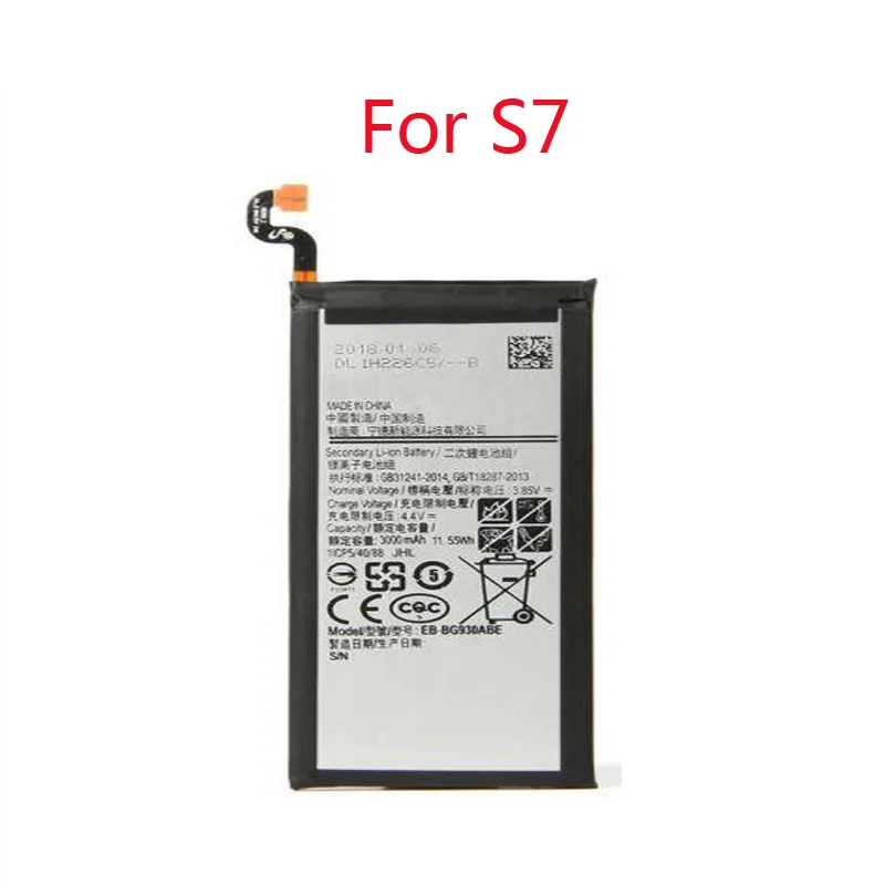 100% Новый оригинальный 3030mAh для Samsung GALAXY S6 G920 Edge G925 S7 G930 G935 литий ионный сменный