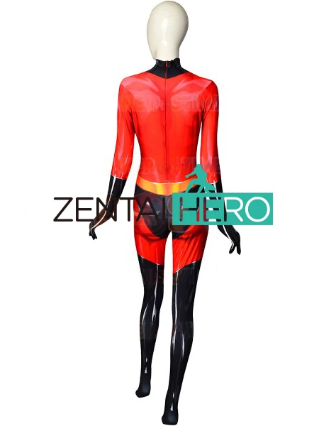 Бесплатная доставка 3D принт Женский Суперсемейка Elastigirl костюмы для