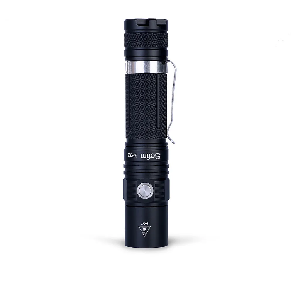 Sofirn SP32 портативный светодиодный светильник 18650 Cree XPL2 1000 Высокий люмен светодиодный фонарь светильник 6 режимов Тактический мощный фонарь