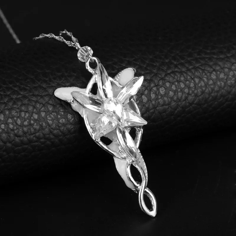 MQCHUN ожерелье принцессы эльфов модное Arwen Evenstar светящееся в темноте с подвеской