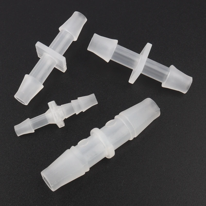 Wholesale 150pcs 1.6-9.5mm PP Plastic Straight Connectors Aquarium Tank Aerator Fittings Drip Irrigation Hose Equal Dia Joints | Дом и сад