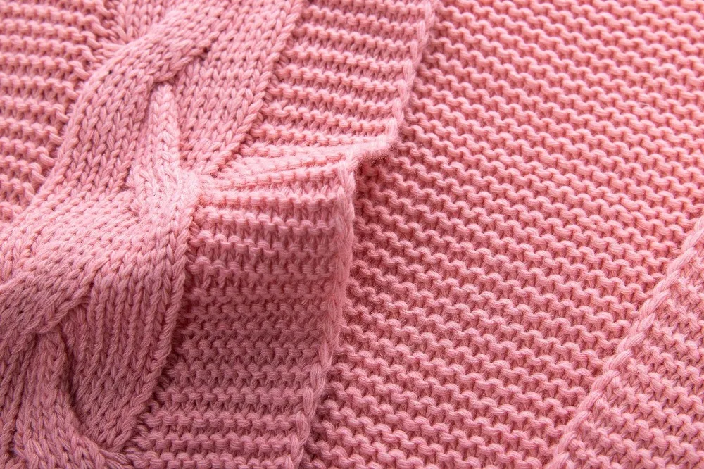 Autumn Winter coat sweater cardigan Wild thick stick needle twist loose knitted lazy women's jacket |