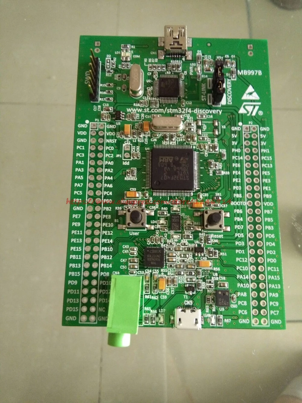 Бесплатная доставка 100% оригинальная плата STM32 Discovery Board Stm32f4discovery Stm32f4 kit Cortex m4