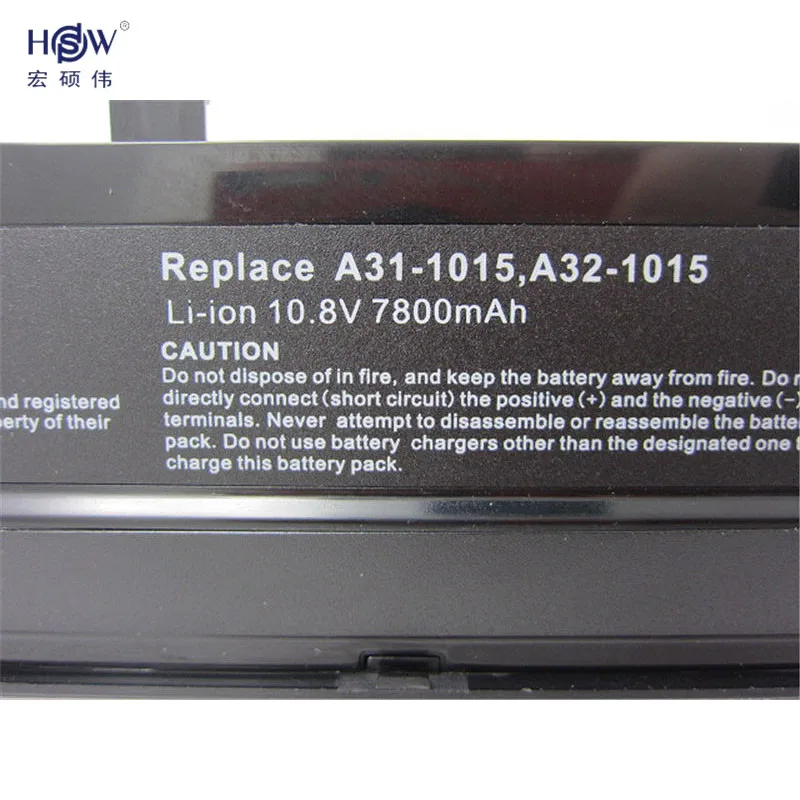 HSW 7800mAH батарея для Asus Eee PC EPC 1215 1215B 1215N 1015b 1015 1015bx 1015p x A31-1015 A32-1015 | Компьютеры и офис