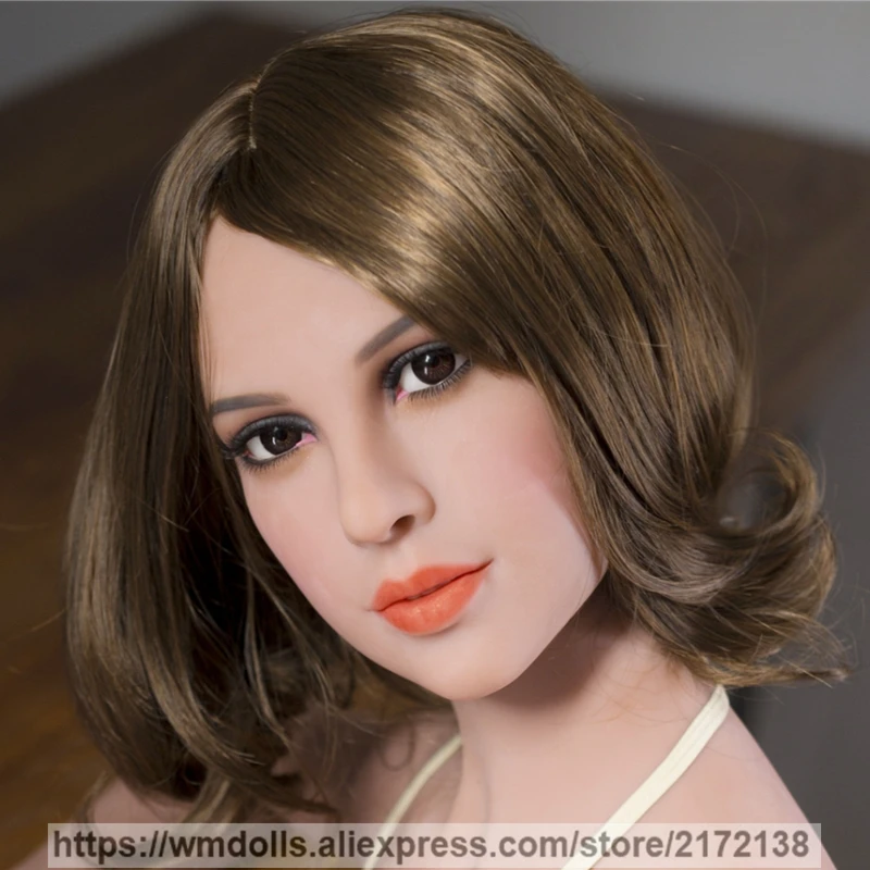 WMDOLL новые секс куклы голова настоящая силиконовая кукла для любви головы