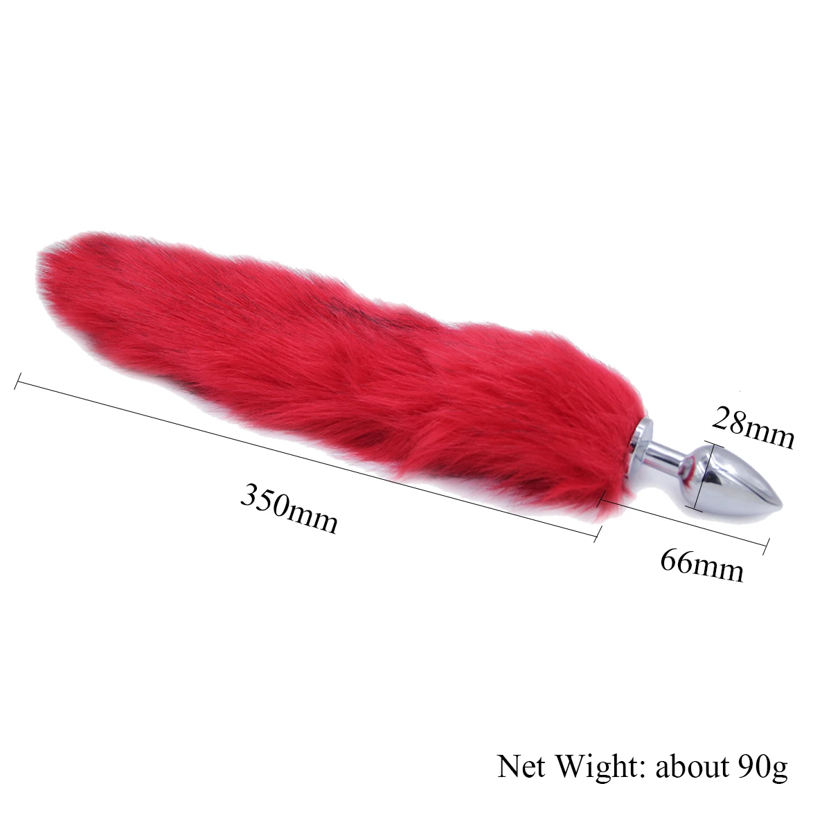 Adult Butt Plug Stainless Steel Faux Fox Tail Sex Toy Anal Insert Stopper Gift | Красота и здоровье