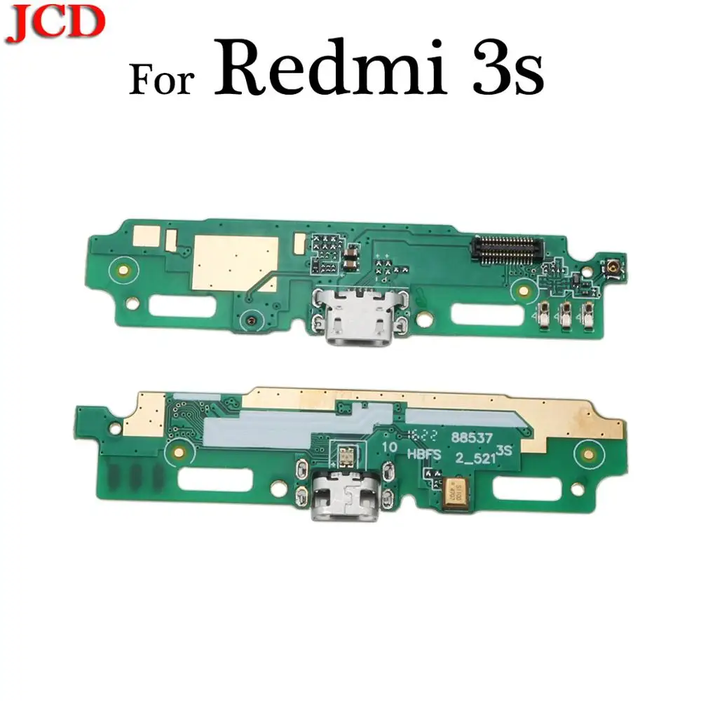 JCD Micro док-станция Соединительная Плата usb зарядный порт гибкий кабель для Xiaomi для Redmi 1 2 3 3s 4 4X 4A Note 2 3/3Pro Замена - Цвет: For Redmi 3s