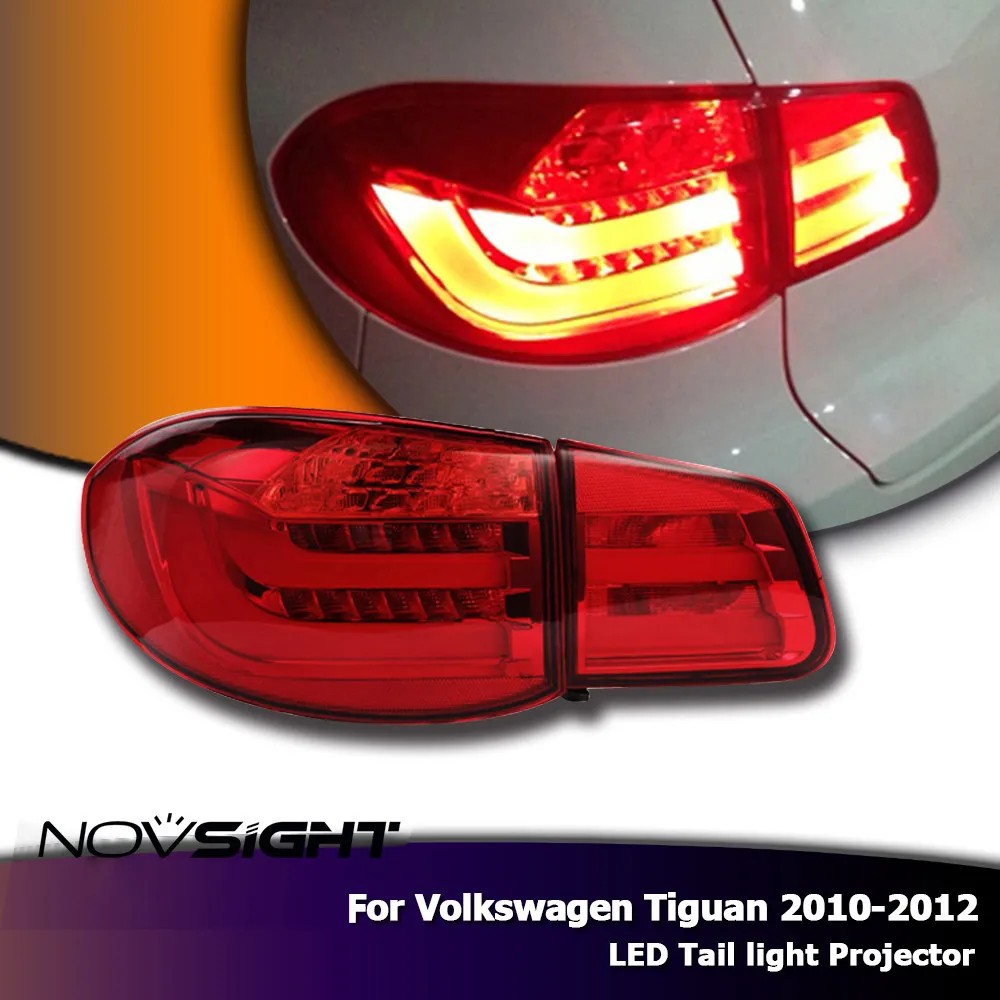NOVSIGHT 1 пара проектор фары освещение для Volkswagen Tiguan 2010-2012 DRL диаметр изделия 4 дюймов поворотные сигнальные фары лампы
